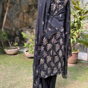 Pitch Black with Gold