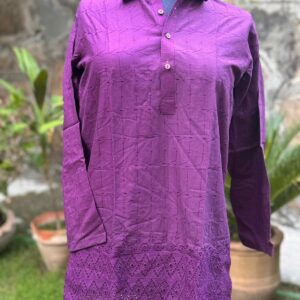 Purple short kurti