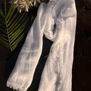 Pure White Scarf
