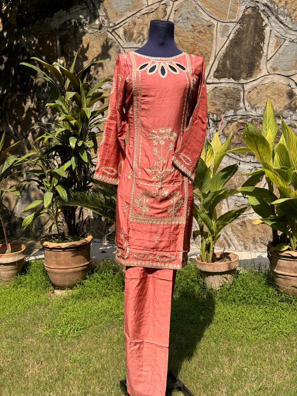 Tea Pink Shirt Trouser