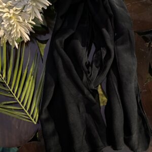 Jet Black Scarf