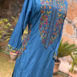 Neon blue Shirt Trouser