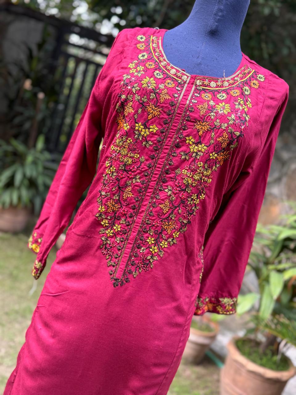 Shocking Pink Trouser Shirt