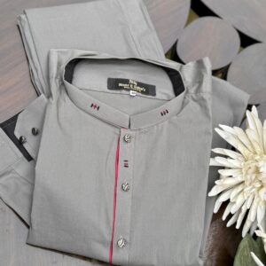 Slate grey trouser & shirt