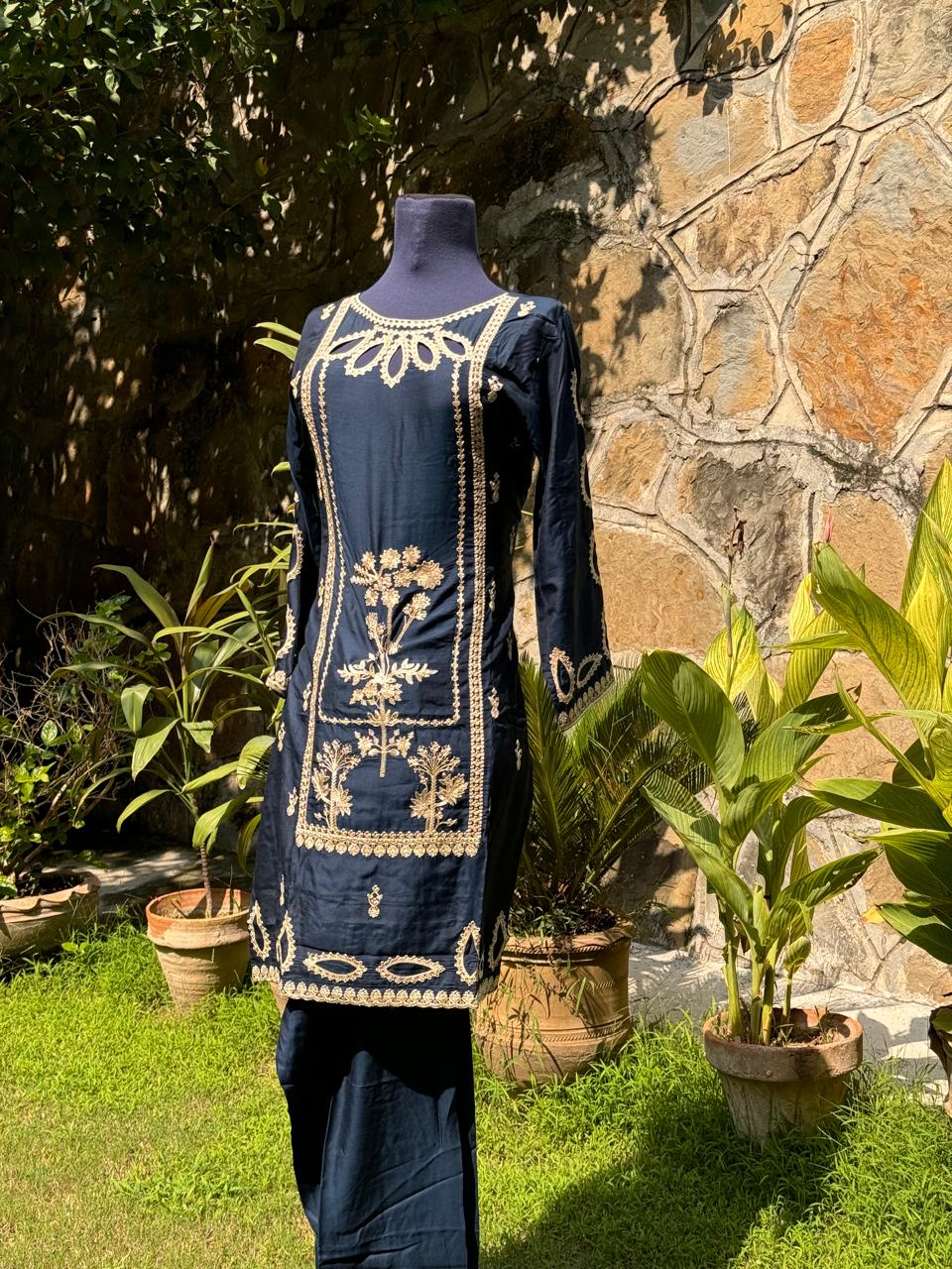 Navy Blue Shirt Trouser