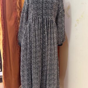 Black & White Chiffon Maxi